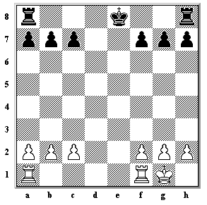 White king castled kingside short