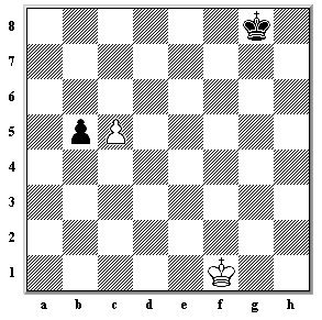 Diagram showing black pawn moved two squares